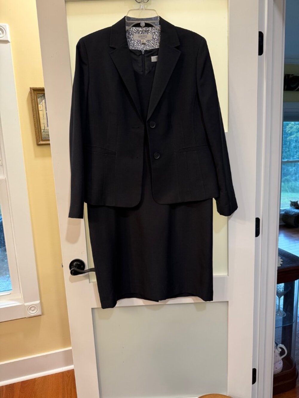 Kasper Dark Navy Dress with Matching Suit Jacket